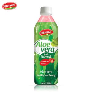 0.5L JOJONAVI Botella Aloe Vera Bebida Jugo con sabor a fresa, Venta al por mayor, Bebida Personalizar Formulación, Venta caliente Suministro - Product Image 1