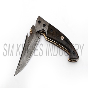 ที่กำหนดเองที่ทำด้วยมือที่สวยงามซับล็อคมีดพับบิดรูปแบบ (Smk1275) - Product Image 5