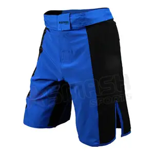 Nueva llegada pantalones cortos MMA pantalones cortos de artes marciales para hombres precio razonable niños lucha corto y camiseta