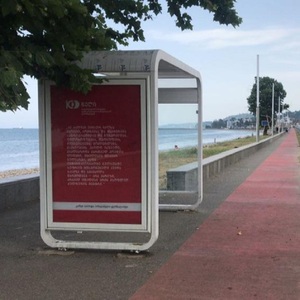 Abribus moderne personnalisé extérieur en aluminium MUPI LED rectangle boîte à lumière en acier verre publicité extérieure efficace - Product Image 1