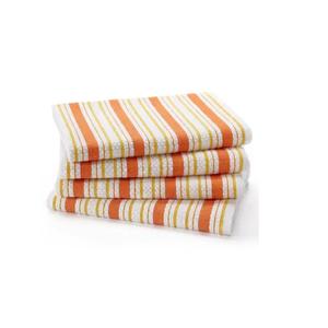 Rayures à pois Cadeau gourmand Serviettes de cuisine uniques Poids lourd Personnalisé 100% Certificat GOTS en coton biologique Fabriqué en Inde - Product Image 1