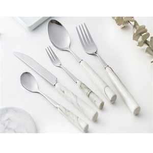 Cubiertos de acero inoxidable chapados en oro con mango de 2 colores de alta calidad para el hogar, cocina, Hotel, restaurante, fiestas, directo desde la India - Product Image 3