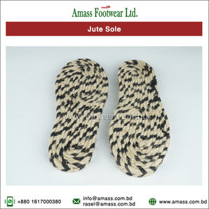 Material de yute personalizado de alta calidad, suelas hechas a mano, proveedor líder a bajo precio, exportador - Product Image 4