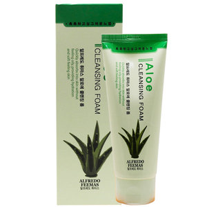 ALFREDO FEEMAS Kbeauty Korea Cosmetic Espuma de Aloe Blanqueadora Antiarrugas Hidratante Limpiador Facial 180ml - Product Image 1