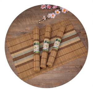 Best Selling Modern <b>Bamboo</b> <b>Placemat</b> Handmade Woven Round Table Pad Decorative for Home Manufactured in Vietnam - Product Image 3
