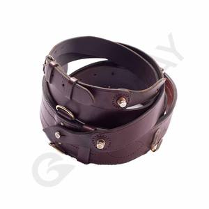 Sam Brown Belt Cross Cinturones de servicio ceremonial y ceremonial de cuero marrón genuino Venta por QUICK WAY INDUSTRIES - Product Image 3