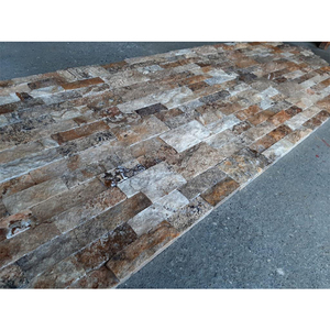 ร่มอิตาลีสีเบจ Travertine ผนังบัญชีแยกประเภทแผงสำหรับในร่มกลางแจ้ง - Product Image 3