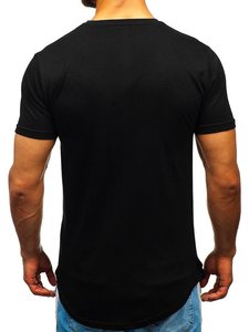 Vêtements de sport personnalisés mention mi épissé O cou Jogging impression décontracté hommes survêtements survêtements noir quantité - Product Image 3