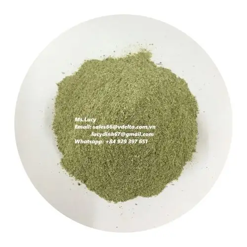 DRIED GREEN SEAWEED POWDER/ ULVA LACTUCA POWDER FOOD FOR ANIMALS OR FERTILIZERS Ms. Lily +84 906927736