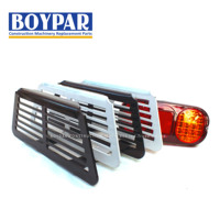 Nouveau MRP BOYPAR Garde de protection arrière en métal pour JCB 3CX-4CX Chargeuse-pelleteuse (331/21118 331-21118) Noir/Blanc Pièces de machines de construction