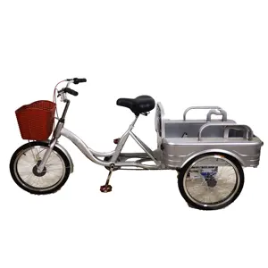 OEM Изготовленный На Заказ Взрослый трехколесный велосипед трехколесный 20-дюймовый велосипед трехколесный велосипед для взрослых/трехколесный велосипед/пассажирские tircycleLM-053