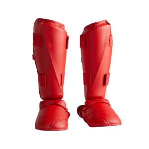 Protège-tibias et protège-pieds de karaté approuvés WKF, équipement de protection des jambes pour l'entraînement, le sparring et la compétition - Product Image 2
