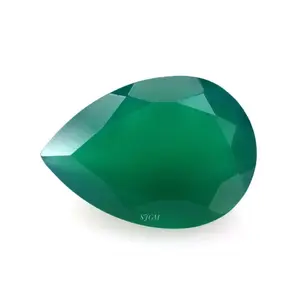 "3x5 мм Груша, натуральный зеленый/красный/черный оникс", оптовая цена, высокое качество, ограненные незакрепленные драгоценные камни | Сертификат IGI