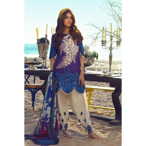 ชุดสนามหญ้าปากีสถานสำหรับผู้ใหญ่เด็กผู้หญิง2021ใหม่ปักลายโมเดลแฟนซี salwar kameez สีสันสดใส - Product Image 5