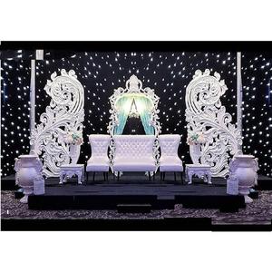 Escenario de recepción con temática de Boda Judía, escenario de boda con temática árabe, elegante, blanco - Product Image 1