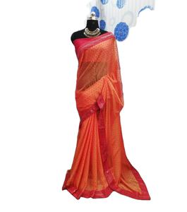 Sari alfanumero estampado indio - Product Image 1