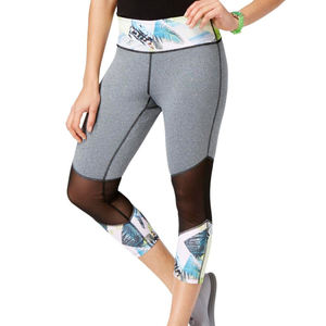 Leggings sculptés en polyester pour femmes avec ceinture élastique pour le soutien d'entraînement tonifiant Logo personnalisable à la taille - Product Image 3
