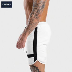 Pantalones cortos holgados para gimnasio para hombre, Shorts de culturismo de secado rápido, para gimnasio - Product Image 4