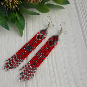 Pendientes de cuentas Miyuki, creaciones hechas a mano - Product Image 1
