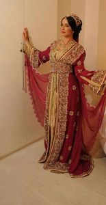 Designer-beautiful <strong>Caftan</strong> dress for Wedding &amp; Partywear with Embellished in Crystal glass beads stone work=2020. - Product Image 2