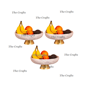 Bol à fruits en aluminium de couleur or et noir poli, design admirable, qualité supérieure, respectueux de l'environnement - Product Image 4