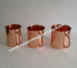 <b>Fancy</b> Hand Made Cocktail Wholesale Stainless Steel Mule <b>Mug</b> Set With Copper Straws Custom Golden Hammered Moscow Copper Mule <b>Mug</b> - Product Image 5