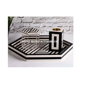 ชุดถาดมุกของอินเดียพร้อมที่เผาไม้ธูปกำยาน ambergris clary Sage และกล่องเครื่องประดับที่มีกลิ่นหอมของมหาสมุทร - Product Image 1