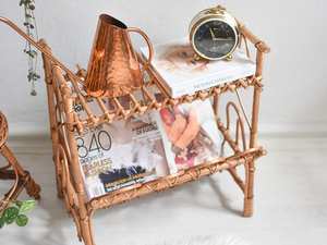 Revistero de ratán para decoración del hogar, soporte de periódico, marca SISU, RFS-064 - Product Image 2