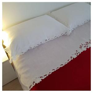 Ensembles de literie brodés à la main, 100% coton, cycène brodé à la main - Product Image 1