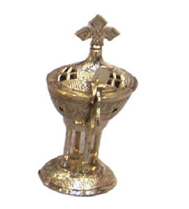 Handmade Brass Incense Cone Resin Charcoal Burner Gold Finish Home Decor for Aromatherapy <b>Diffuser</b> for Bakhoor Wood Seed - Product Image 4