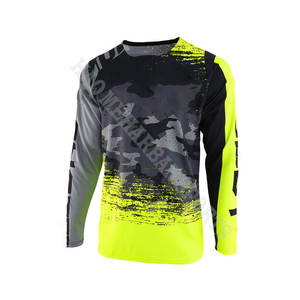 Maillot de motocross personnalisé en gros, tendance, grande taille, vêtements de sport, 100 % polyester, anti-UV, unisexe, 1 pièce MOQ - Product Image 1