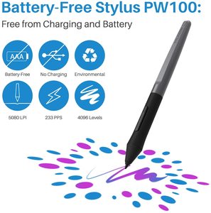 ¡Más Vendido! <span class=keywords><strong>Tableta</strong></span> de Escritura Electrónica Portátil Huion H640P <span class=keywords><strong>para</strong></span> Clases en Línea, <span class=keywords><strong>Tableta</strong></span> de Dibujo Gráfico con Lápiz Digital - Product Image 3