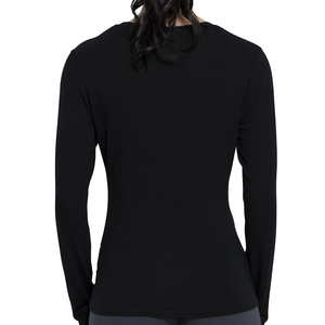 เสื้อยืดคอกลมแขนยาวพิมพ์ลายดิจิทัลสำหรับผู้หญิงและเด็กสาว - Product Image 2