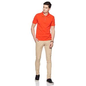 Camiseta con logotipo bordado personalizado para hombre, Polo liso de Golf de 100% algodón, camiseta de manga corta de talla grande - Product Image 2