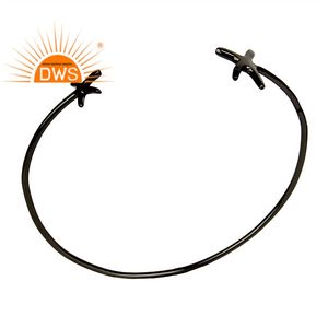 Pulsera de plata de ley 925 con diseño de estrella, brazalete ajustable con diseño de estrella - Product Image 1