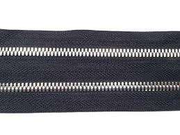 Rollo de 8 con cremallera metálica de cadena larga de latón con bloqueo automático para zapatos Vaqueros, bolsas para prendas, textiles para el hogar - Product Image 2