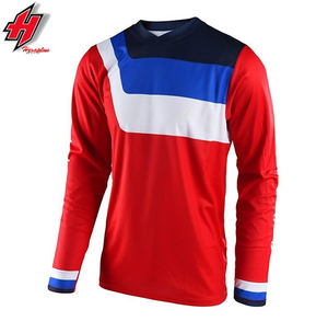Camiseta de motocross personalizada para niños y adultos, jersey de diseño azul fresco, equipo de motocross por sublimación mx - Product Image 5