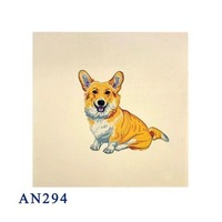 Meilleure Vente Viet-craft Corgi Carte Pop-up 3D Faite à la Main Design Personnalisé Impression Offset Animaux Artisanat en Papier Vietnam Laser Thanksgiving