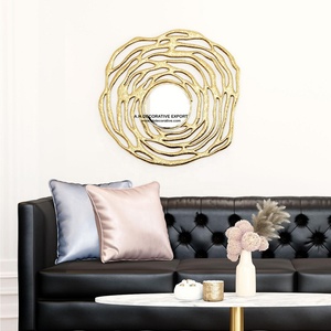 Wholesale Price <b>Wall</b> <b>Mirror</b> <b>Decorative</b> Living Room Sunburst <b>Wall</b> <b>Decorative</b> <b>Mirror</b> for Home Unique Design <b>Wall</b> <b>Mirror</b> - Product Image 2