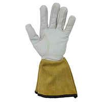 Gants de soudage MIG/TIG enduits de latex, résistants à la chaleur et au feu, anti-coupure, pour l'automobile, protection thermique haute température pour métaux chauds