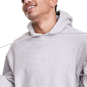 Sudaderas de cuello redondo de gran tamaño 100% de algodón para hombres y mujeres, sudaderas de manga larga de invierno de lana caliente para sudaderas con capucha bordadas por sublimación caliente - Product Image 5