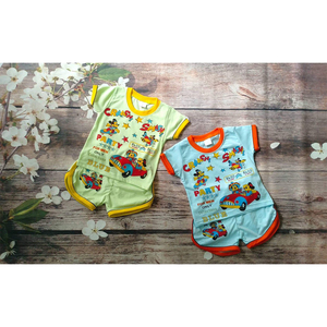 Nuevo Diseño de Traje de Verano de Manga Corta para Niño, Moda Infantil, Hecho en Vietnam - Product Image 1