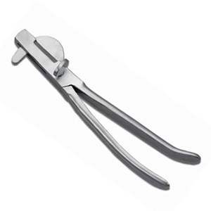 Emasculador Estándar Hausmann de 18 cm, Instrumento de Castración Estilo Blanco, Herramienta Veterinaria de Acero Inoxidable, Marca NVC, Modelo 1-110-04 - Product Image 1