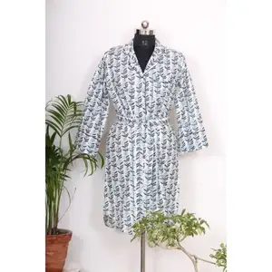 Áo Khoác Cotton In Họa Tiết Bohemian Cho Nữ, Áo Sơ Mi In Hoa Cỡ Lớn Phong Cách Bohemian Thời Trang