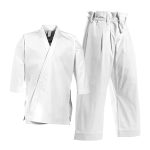 Uniforme de karaté de logo personnalisé de haute qualité-Kimono professionnel blanc 100% costumes uniformes de karaté en coton - Product Image 4
