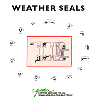 Sản Phẩm Cao Su Chất Lượng Cao TPE Cao Su Thời Tiết Con Dấu Dải Cho Nhôm Khung Cửa Sổ Trên Xây Dựng Mái - Product Image 6