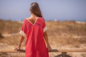 Robe longue en dentelle brodée, style bohème, décontractée, Cover Up pour la plage, produit en vogue, nouvelle collection été - Product Image 5