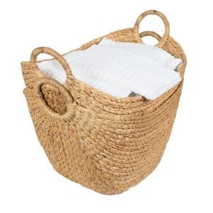 Handwoven Natural <b>Water</b> Hyacinth Basket Made In Vietnam All Season Fast <b>Delivery</b> Short Leadtime - Product Image 2