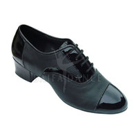 Sepatu Dansa Salsa Latin Pria Kualitas Terbaik, Nyaman, Bahan Kulit Paten, Sol Suede, Ukuran & Warna Dapat Disesuaikan