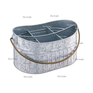 Porte-couverts en étain galvanisé avec poignée Porte-couverts pour ustensiles de cuisine de la plus haute qualité pour la maison, l'hôtel et le restaurant - Product Image 2